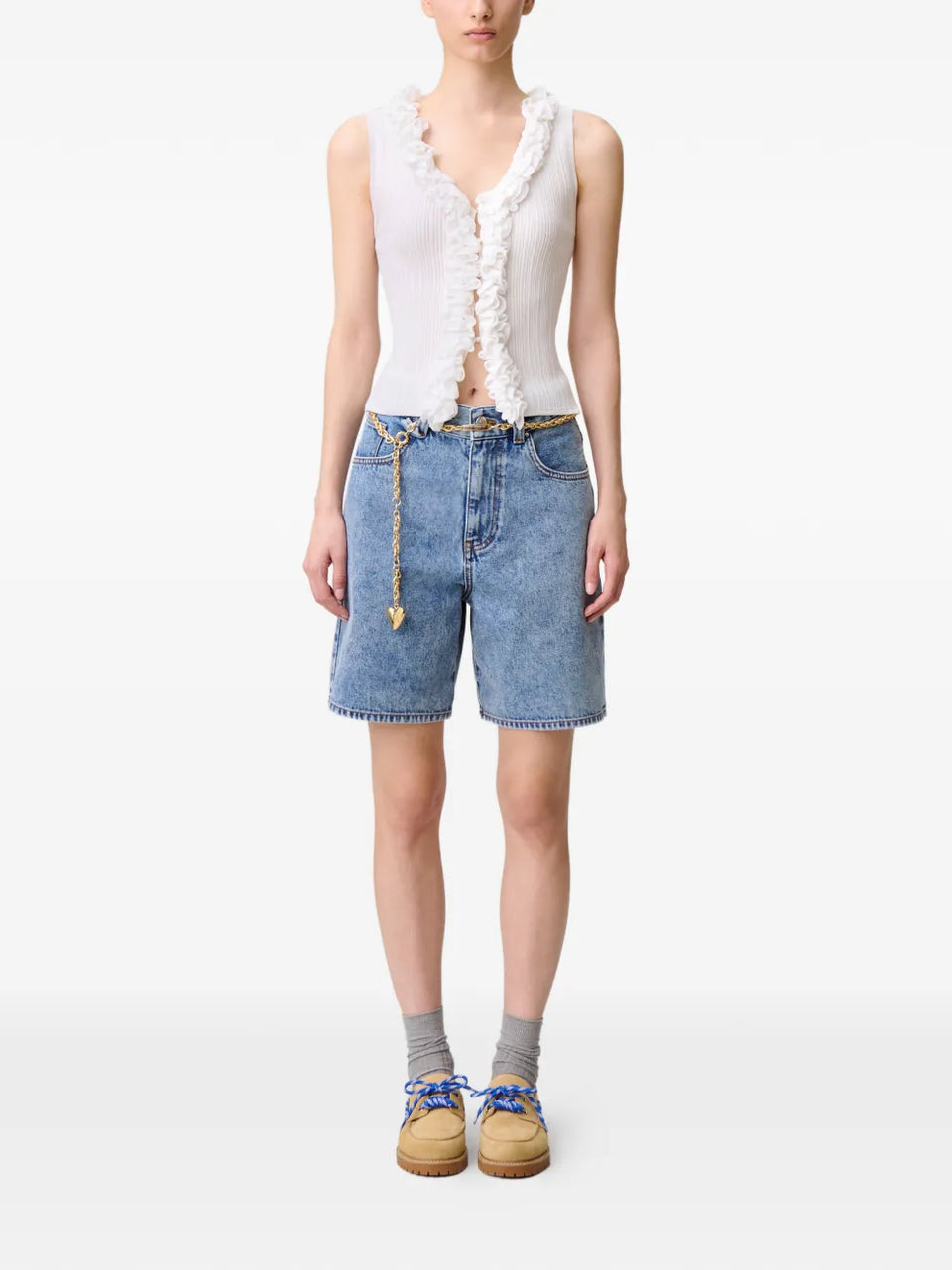 ruffled top