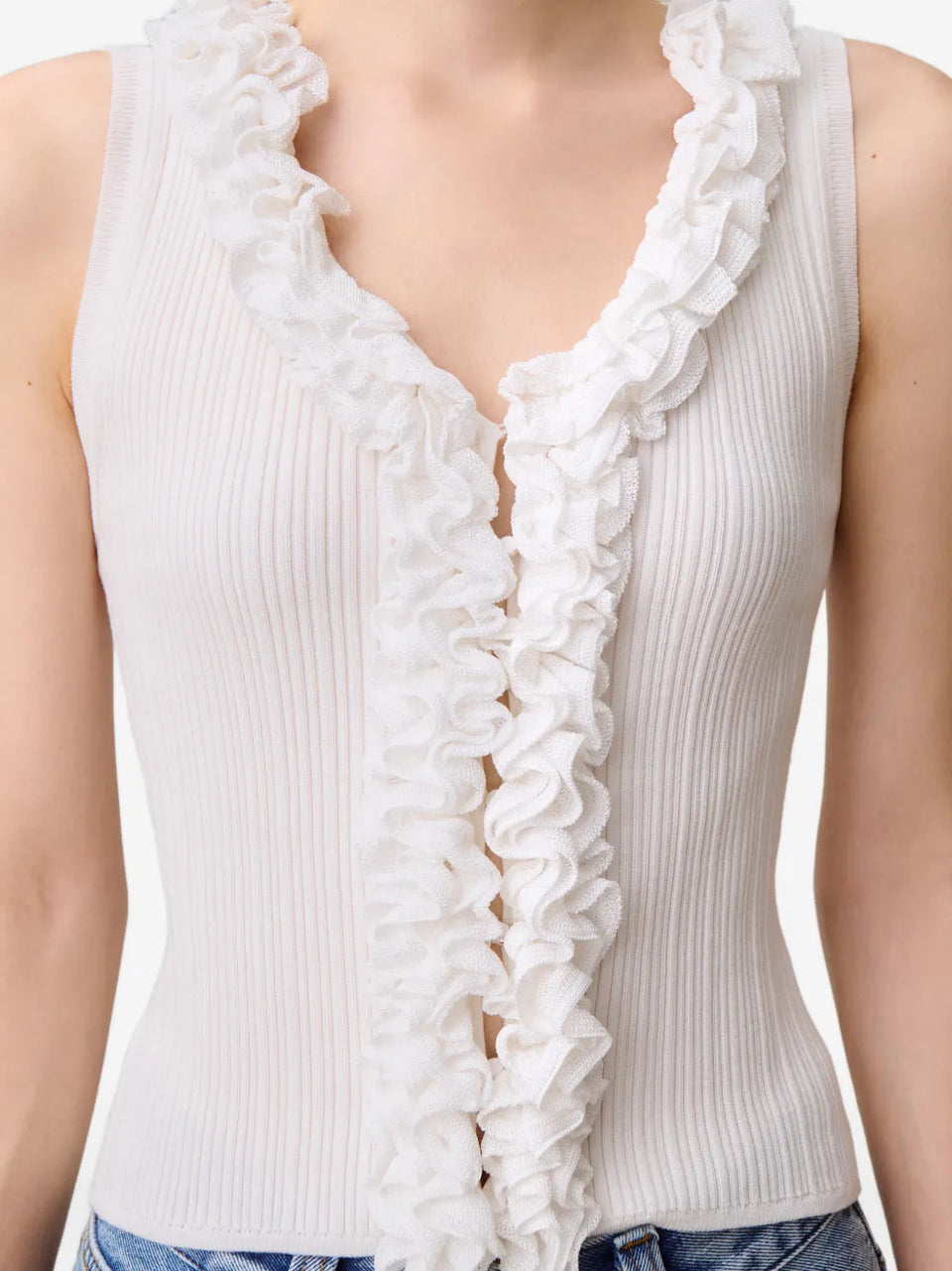 ruffled top