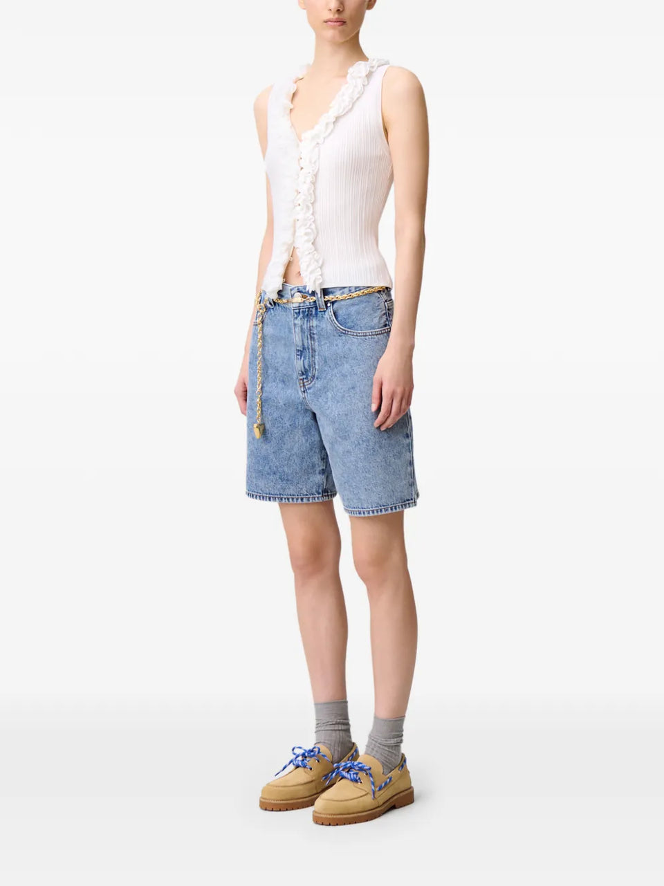 ruffled top