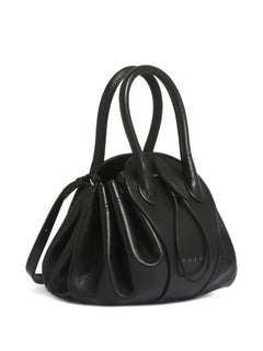 tubular handle tulipea shoulder bag