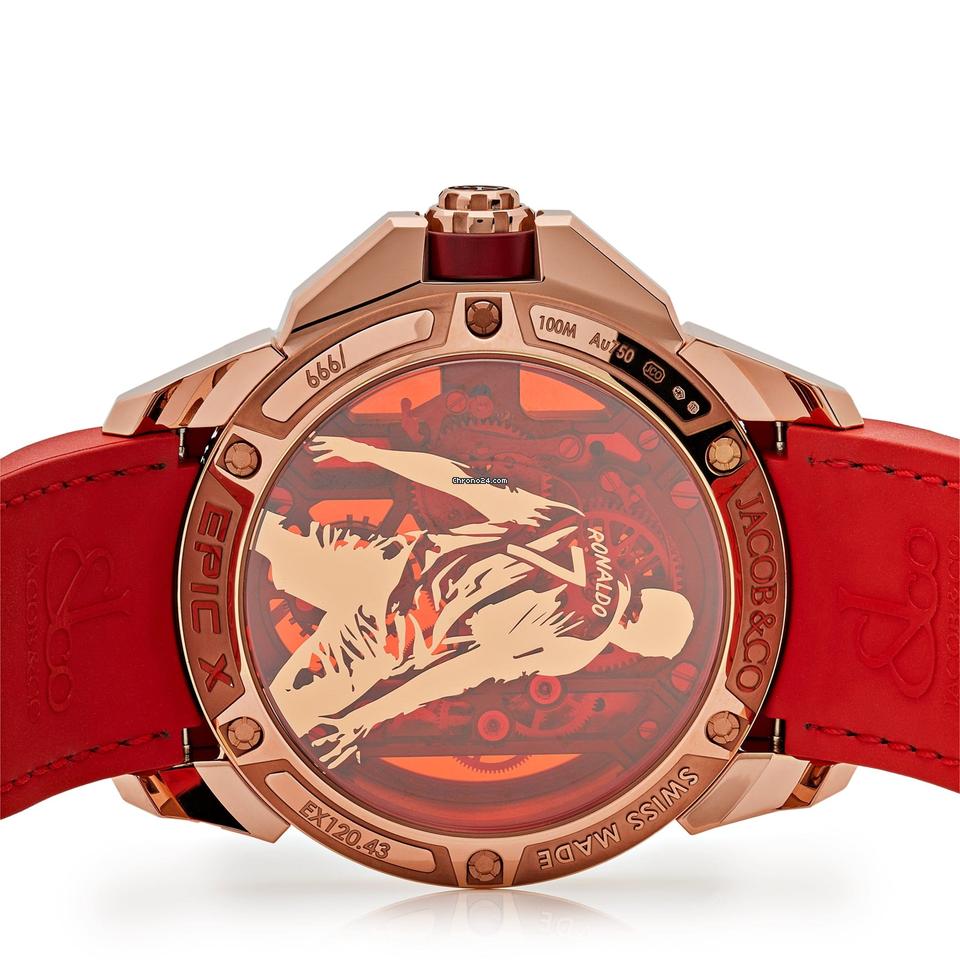 Jacob & Co.V2 CR7 Epic X Collection EX120.43.AE.AA.A Flight of CR7 Rose Gold Limited Edition (2024)