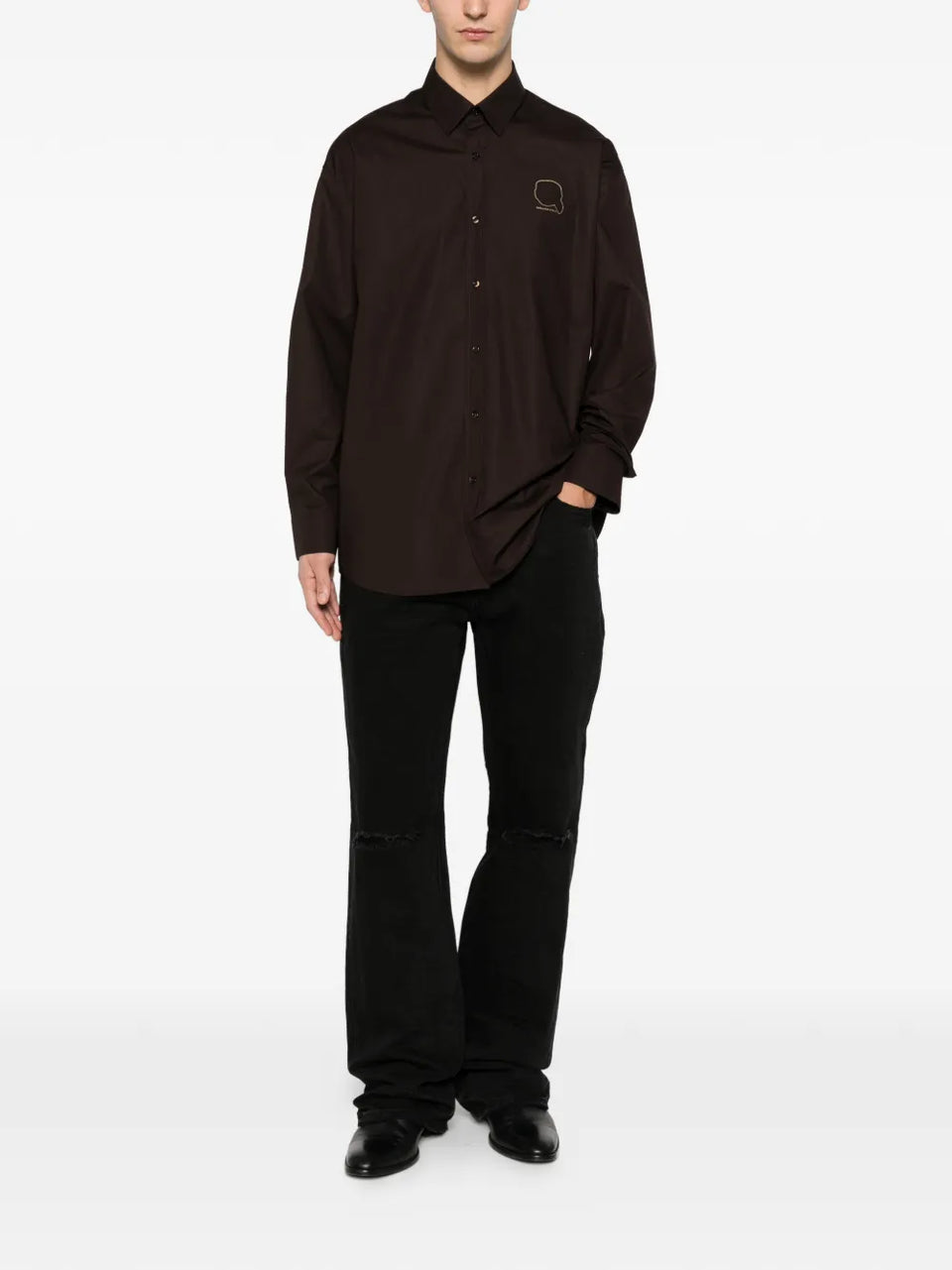 logo-detail shirt
