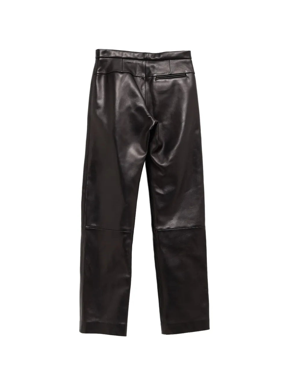 panelled leather trousers