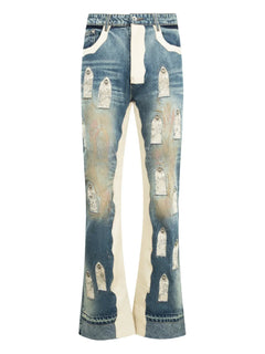 Howdy appliqué jeans