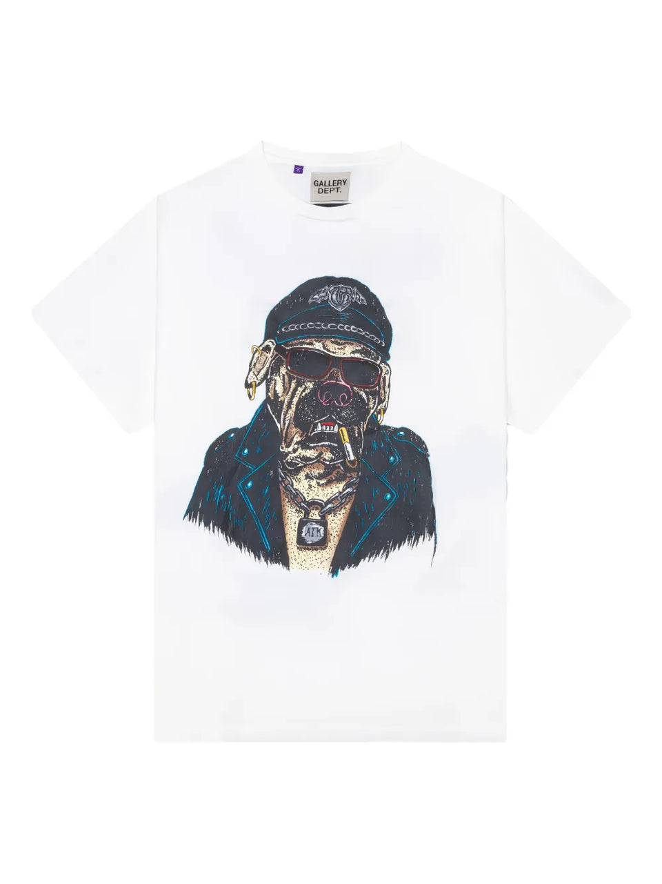 Oct Biker Dog graphic-print T-Shirt