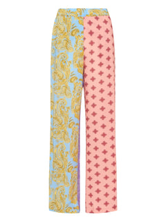 Paisley patchwork trousers