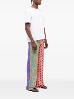 Paisley patchwork trousers