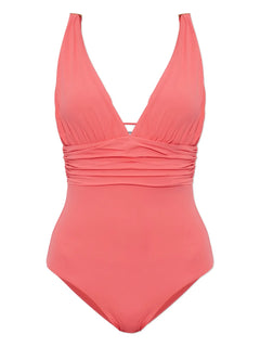 Panarea ruched-detail swimsuit
