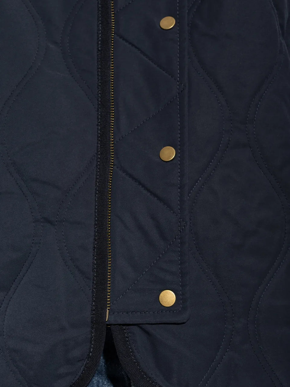 quilted press-stud jacket