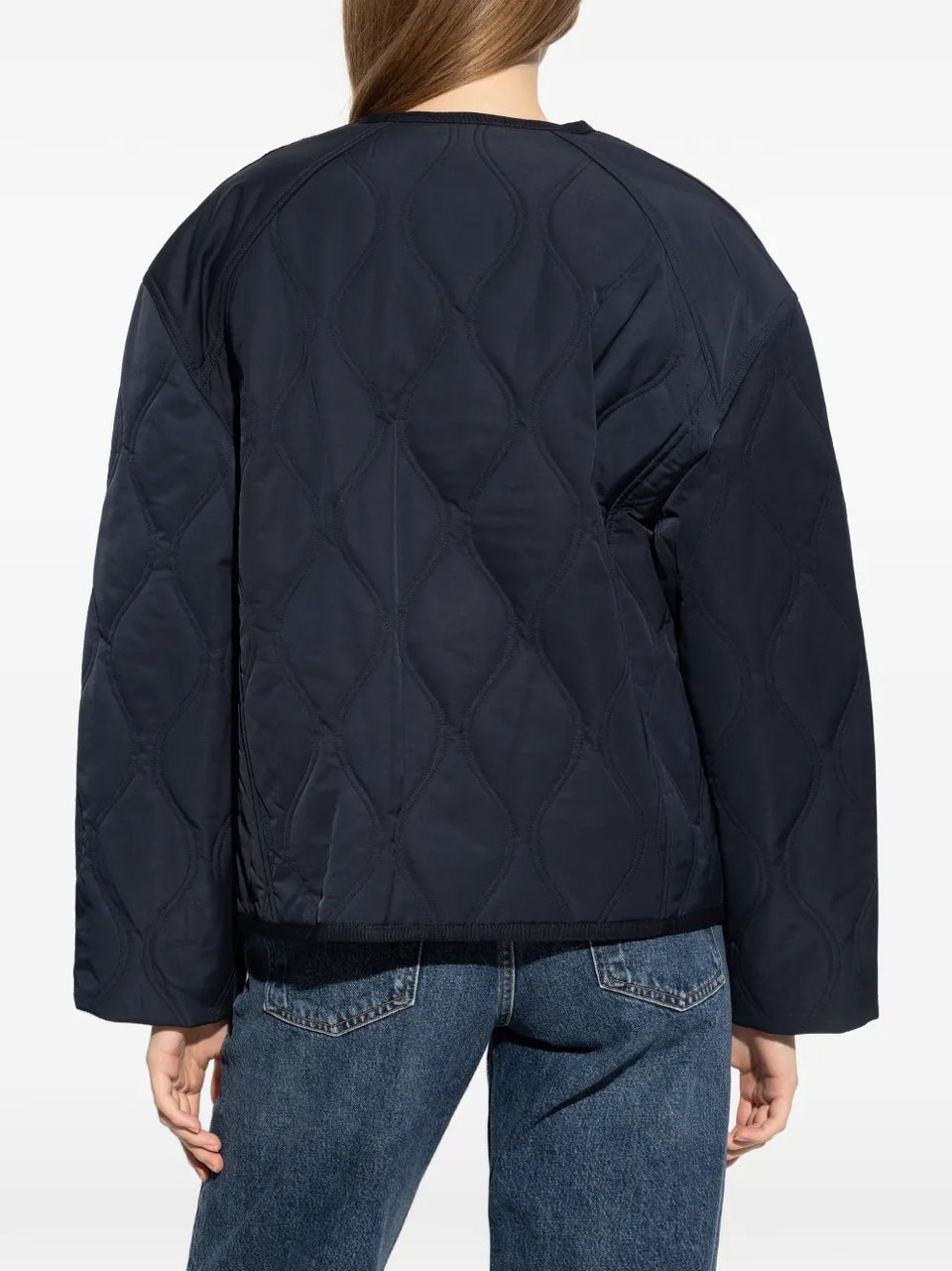 quilted press-stud jacket