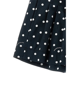 polka-dot bow shorts