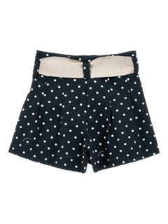 polka-dot bow shorts