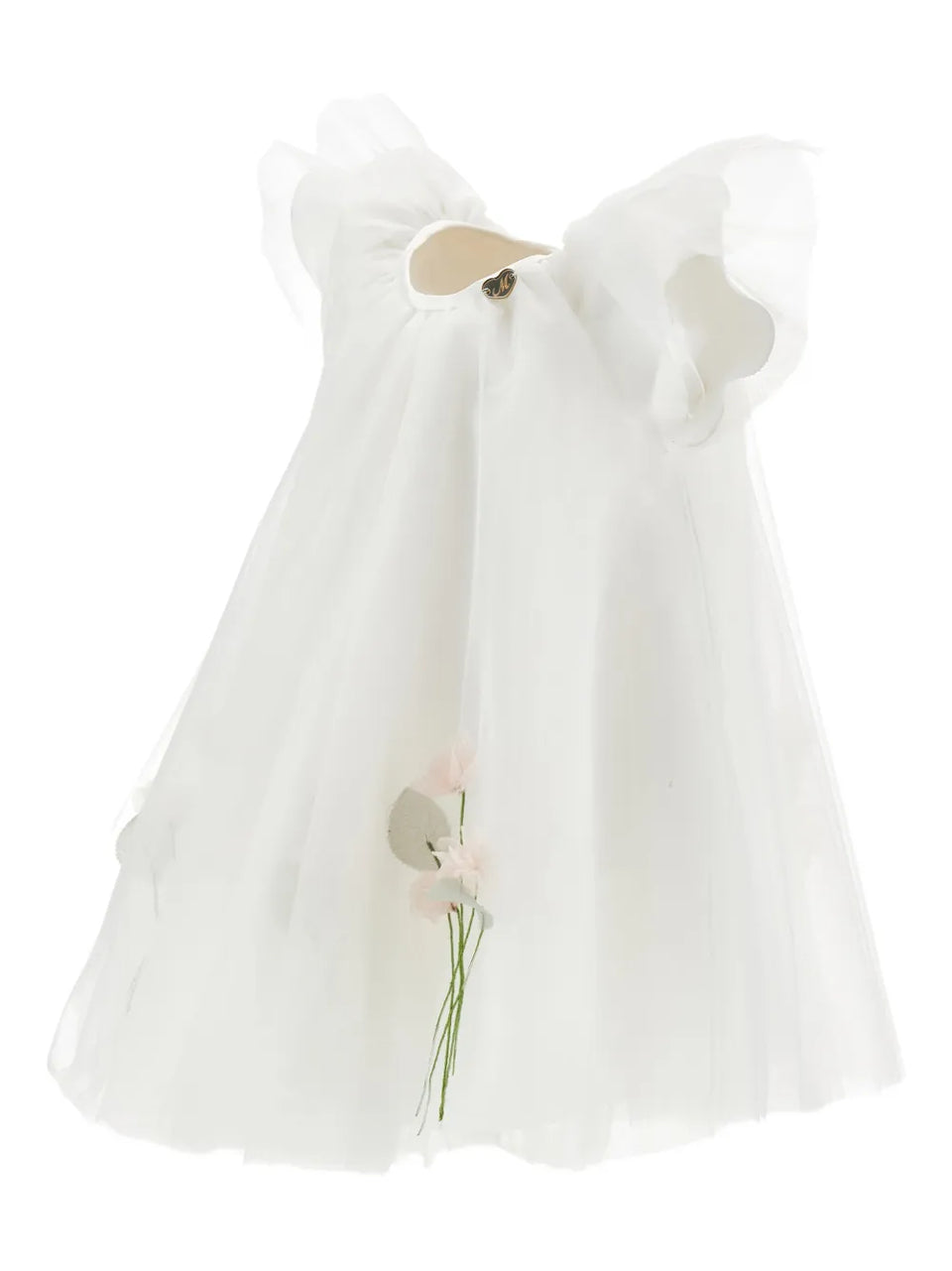 ruffled floral dress