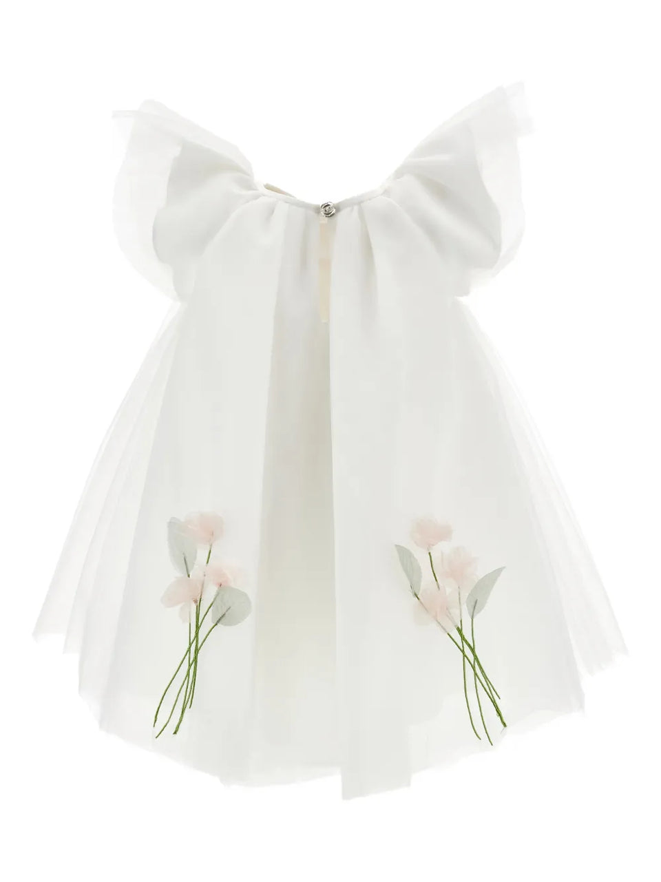 ruffled floral dress