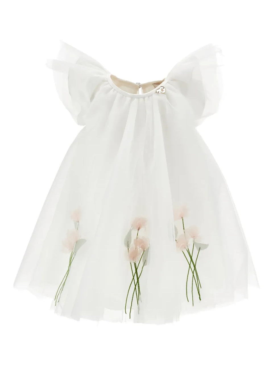 ruffled floral dress