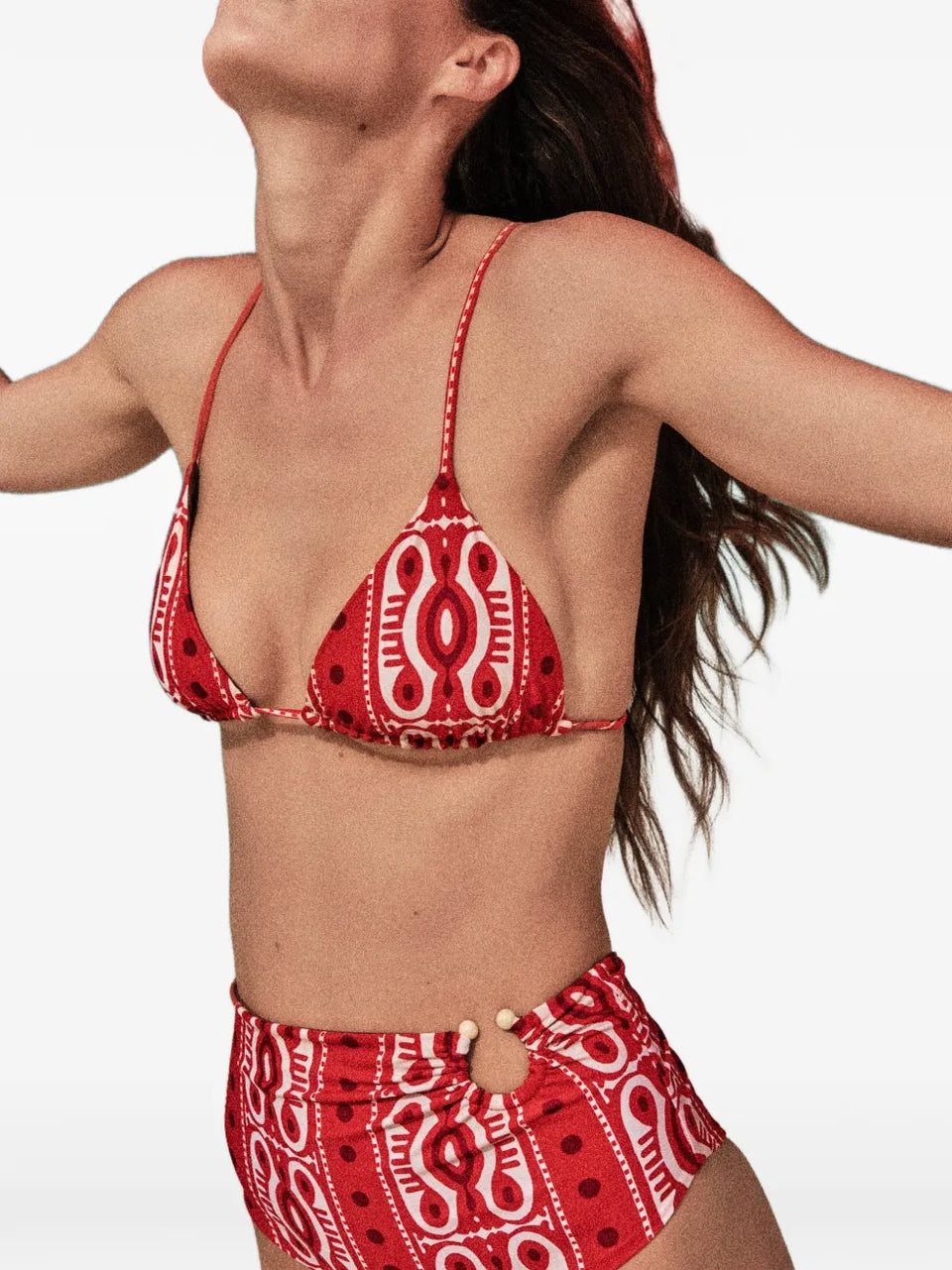 Konibo printed biquini top