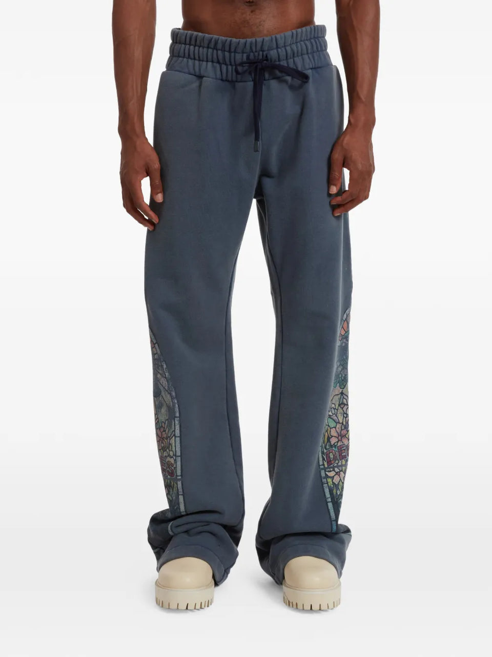 printed track pants