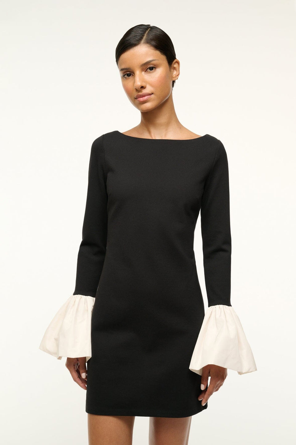 HAWTHORNE DRESS BLACK IVORY