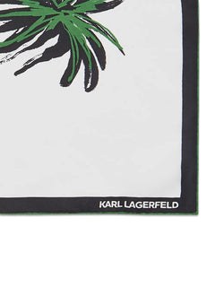 Signature printed silk scarf