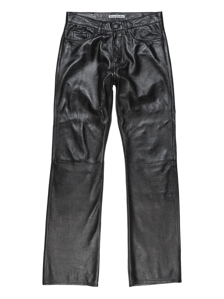 lamb leather trousers