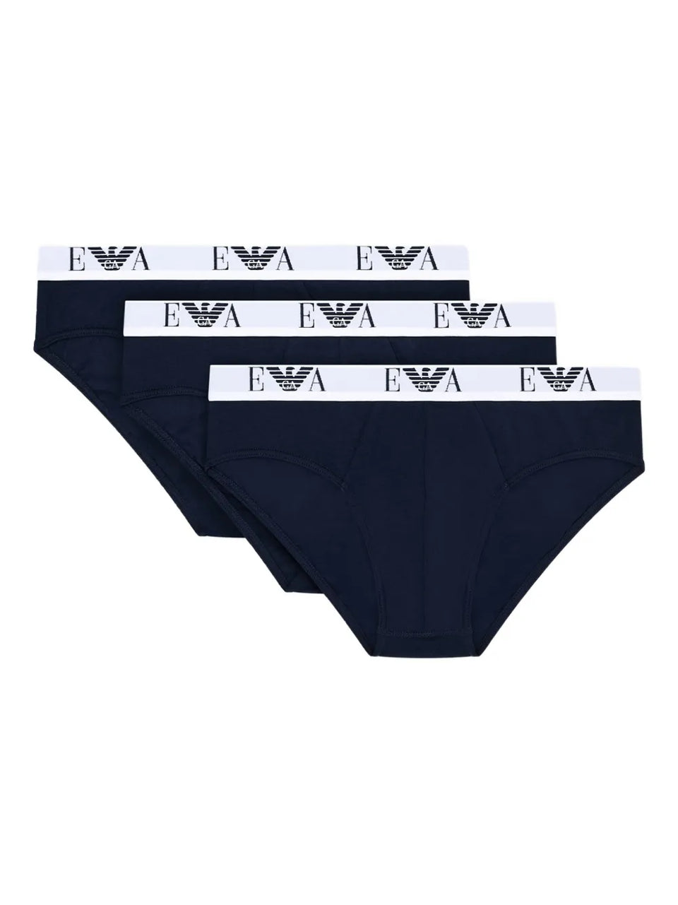 elasticated-waistband logo-detailed briefs (pack of three)