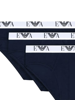 elasticated-waistband logo-detailed briefs (pack of three)