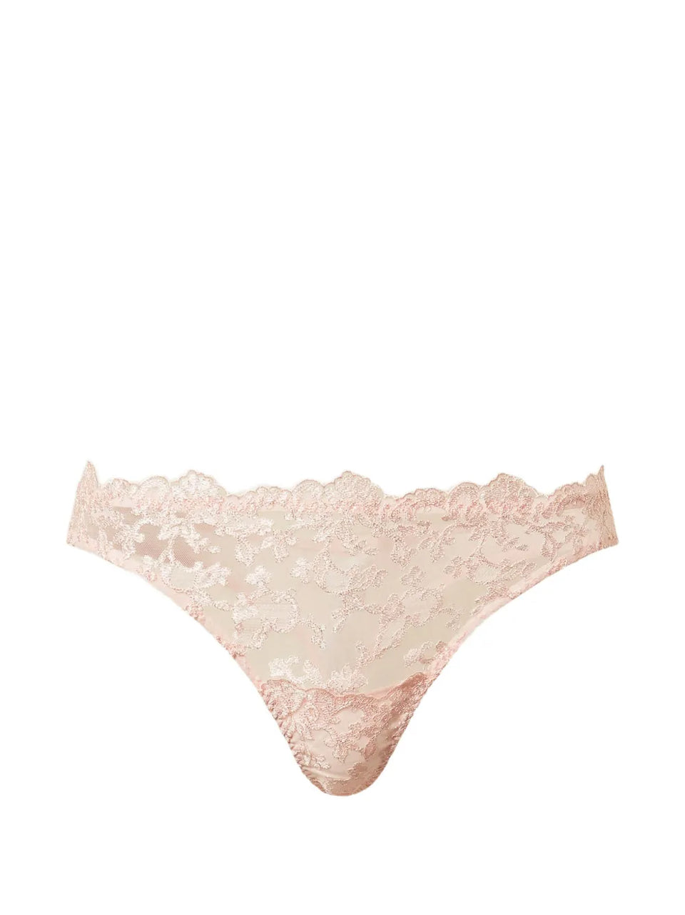 embroidered thong