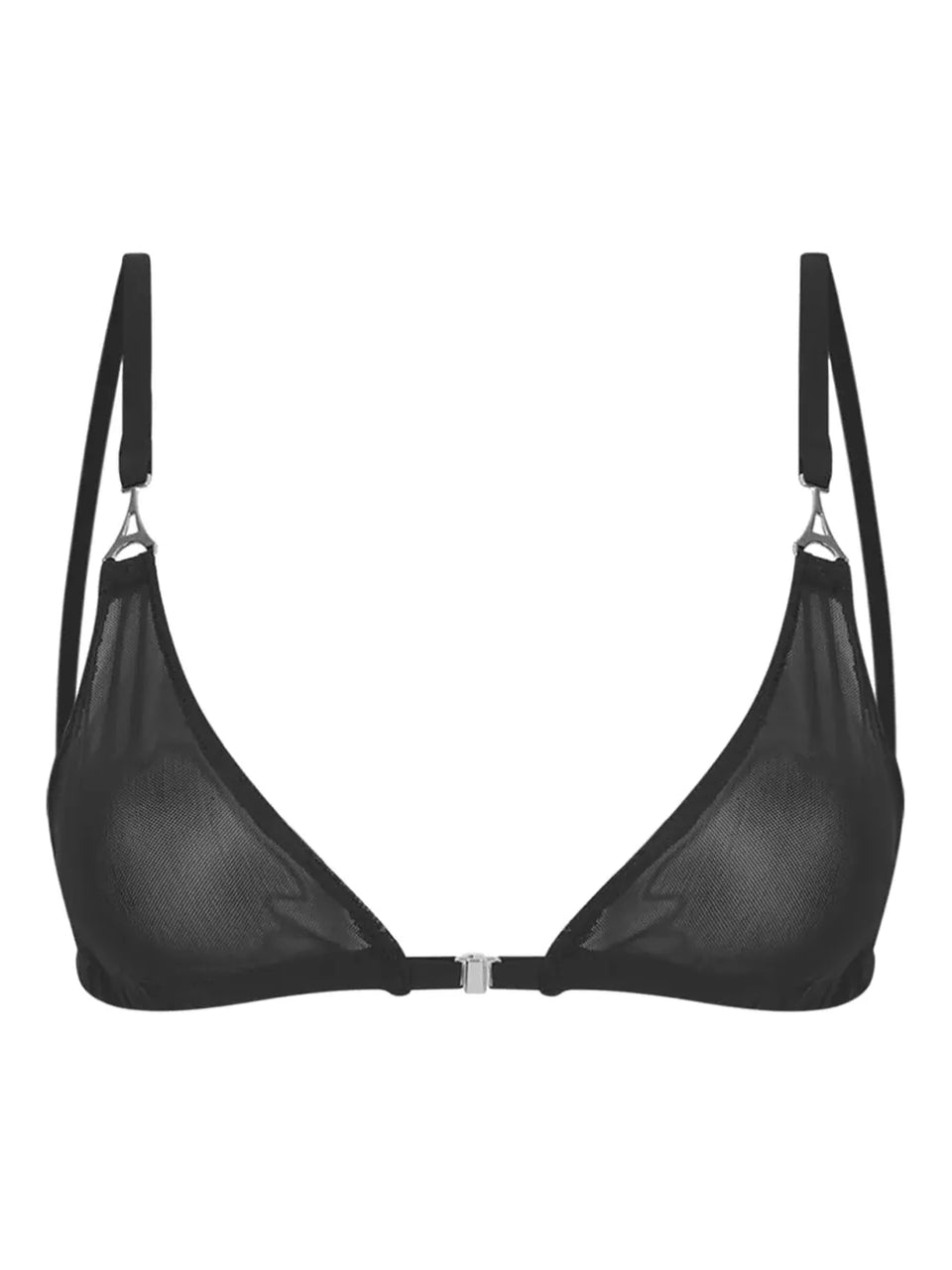 mesh black bra