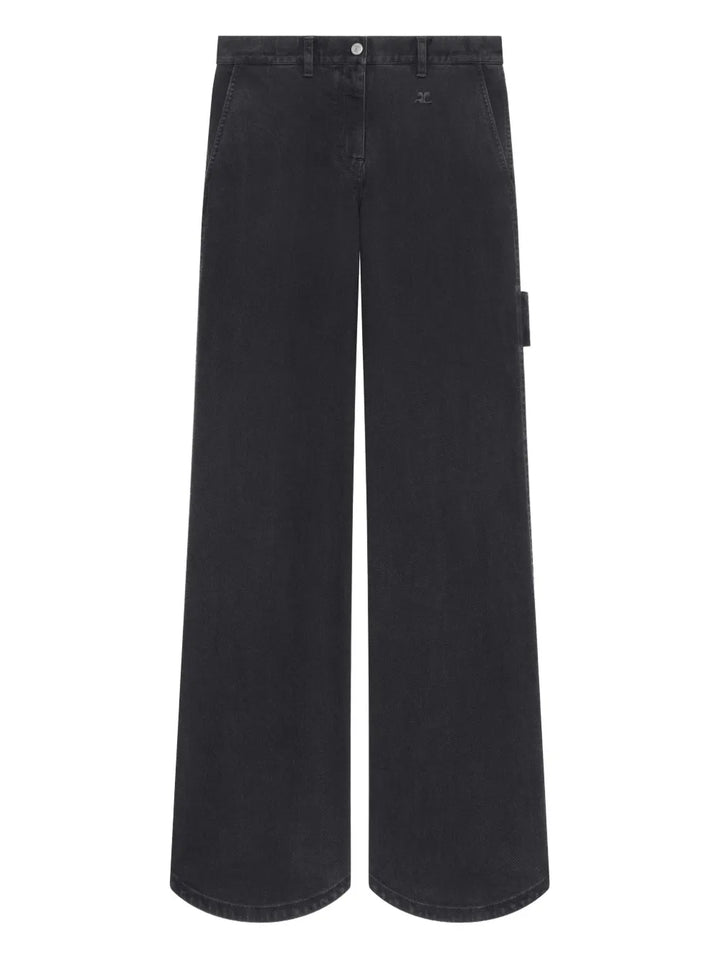 black baggy jeans