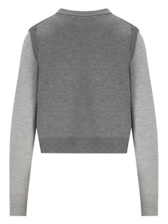 waistcoat-effect cardigan