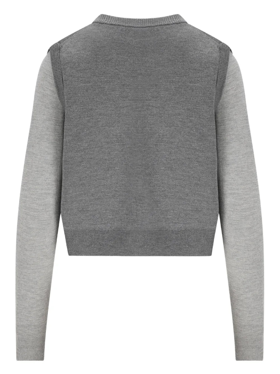 waistcoat-effect cardigan