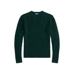 Cable-Knit V-neck Jumper