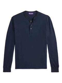 Henley long-sleeve T-Shirt