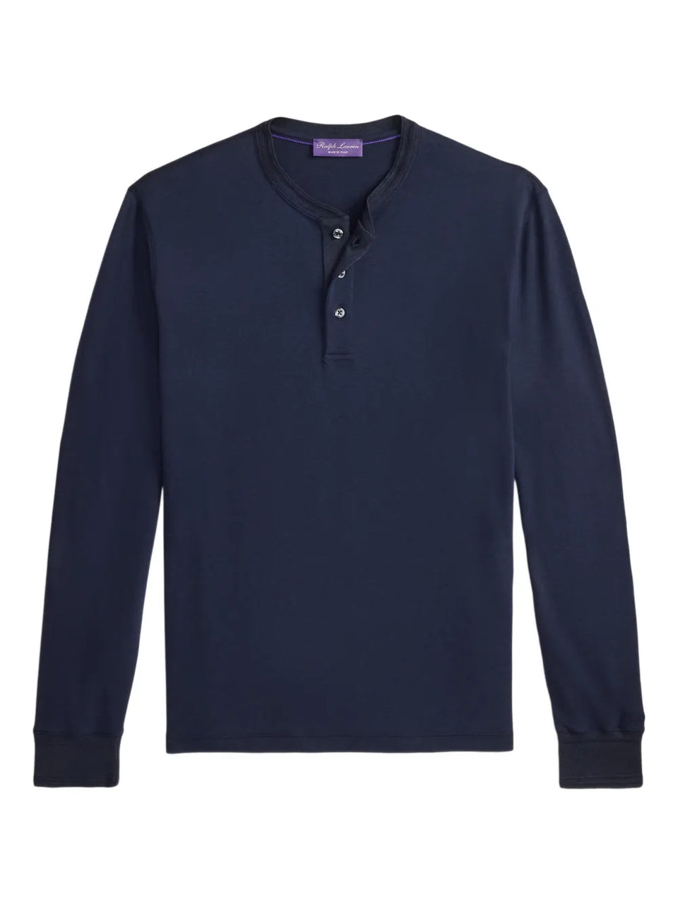 Henley long-sleeve T-Shirt