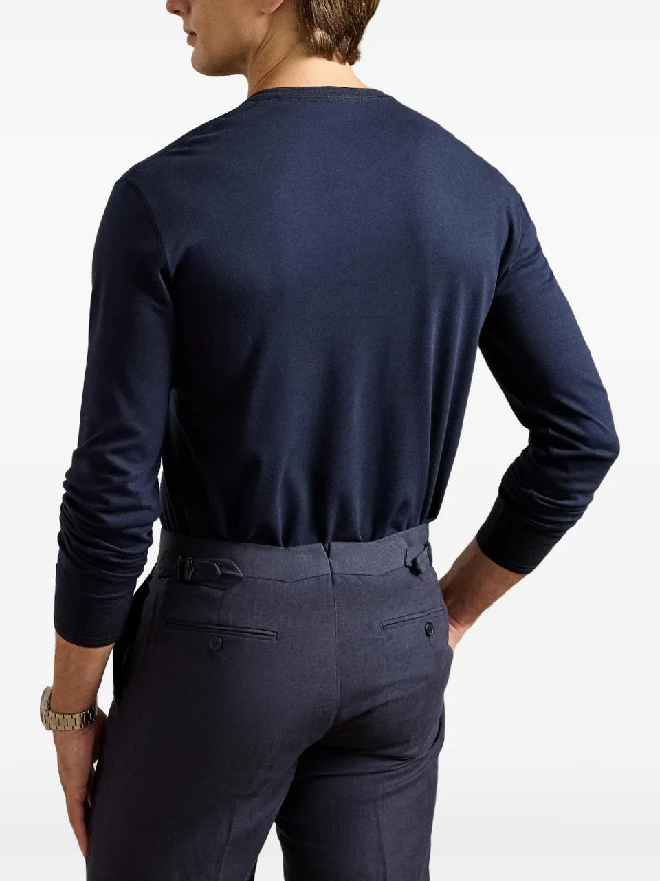 Henley long-sleeve T-Shirt