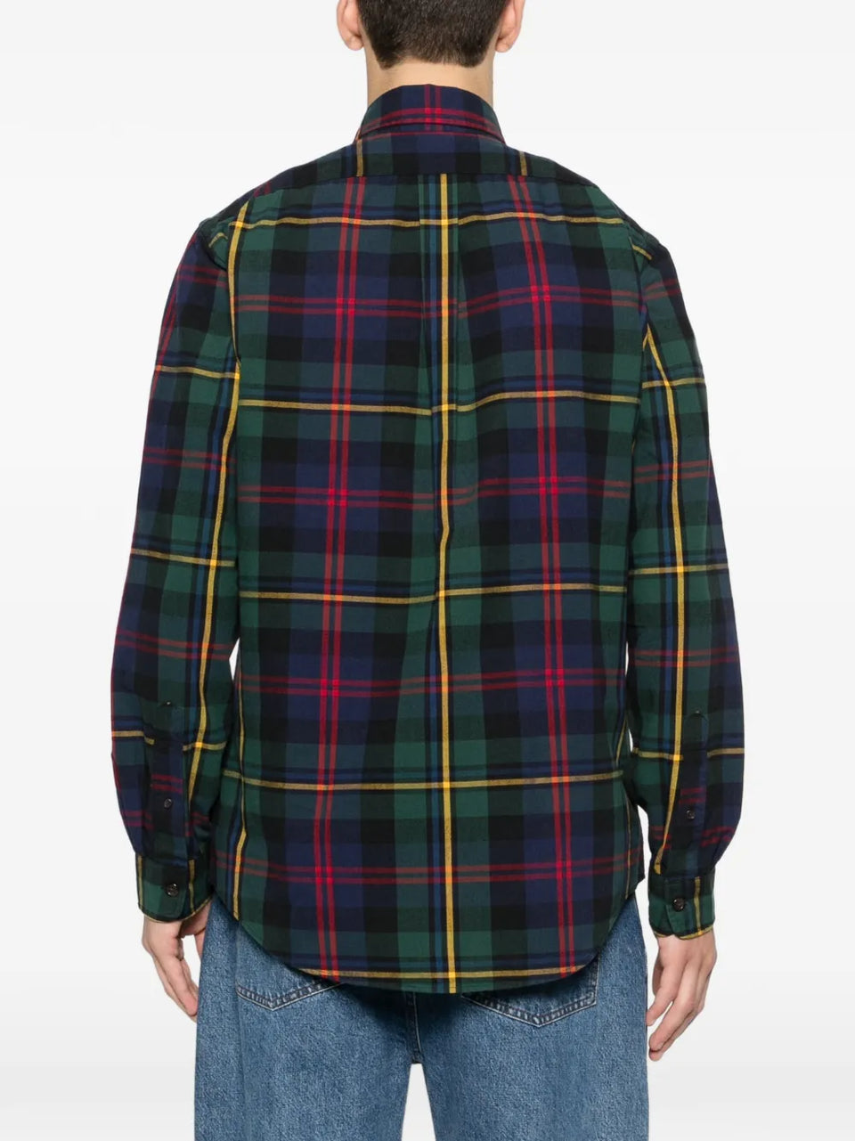 plaid pocket shirt