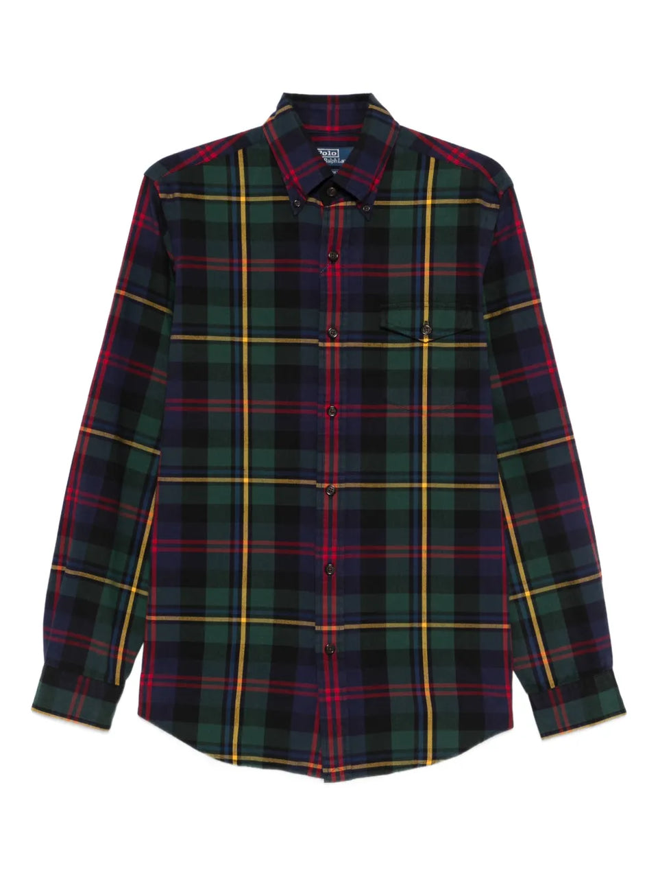 plaid pocket shirt