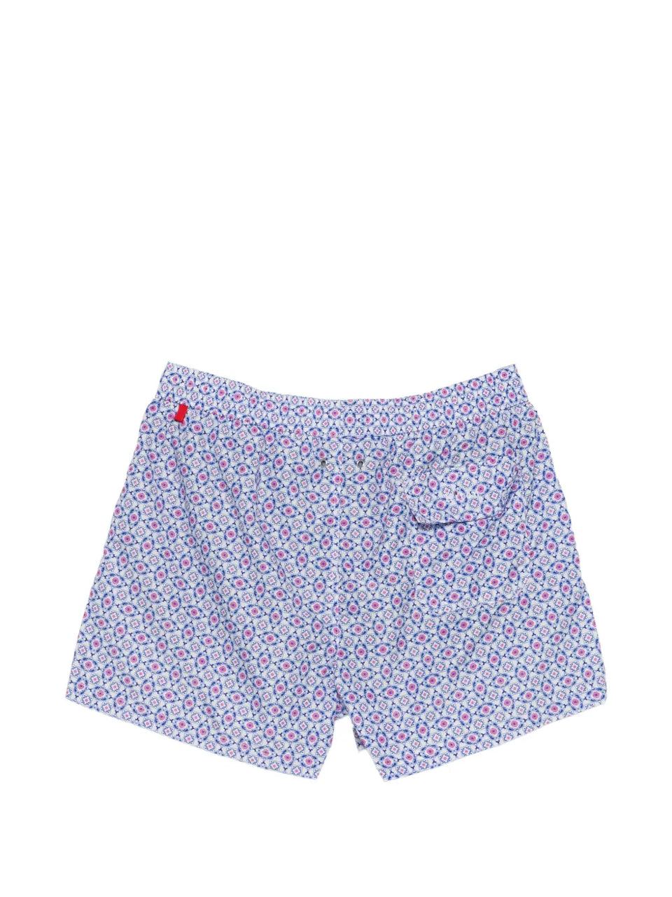 patterned swim shorts