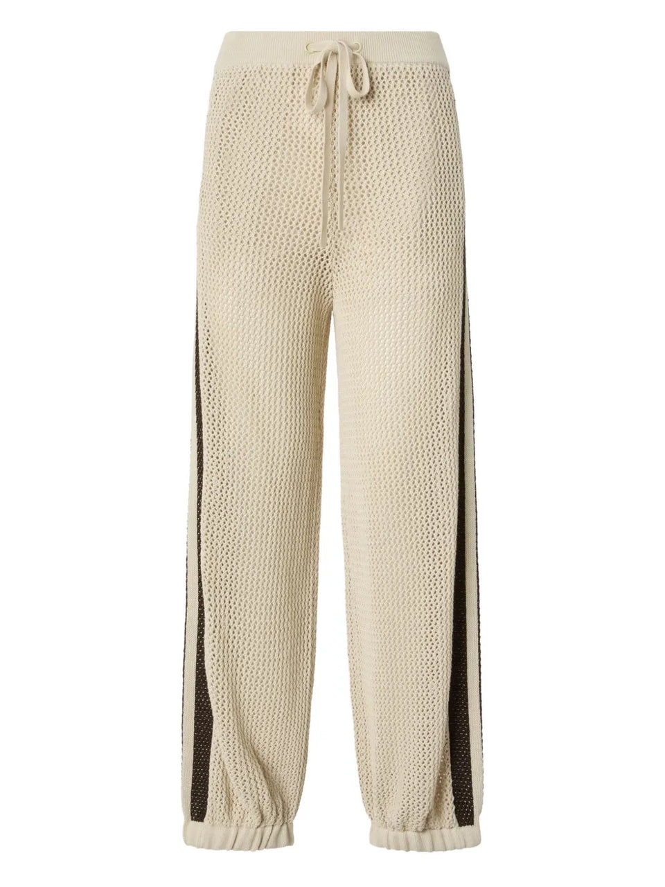 striped track pants
