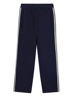 Tiger-motif side-stripe track pants