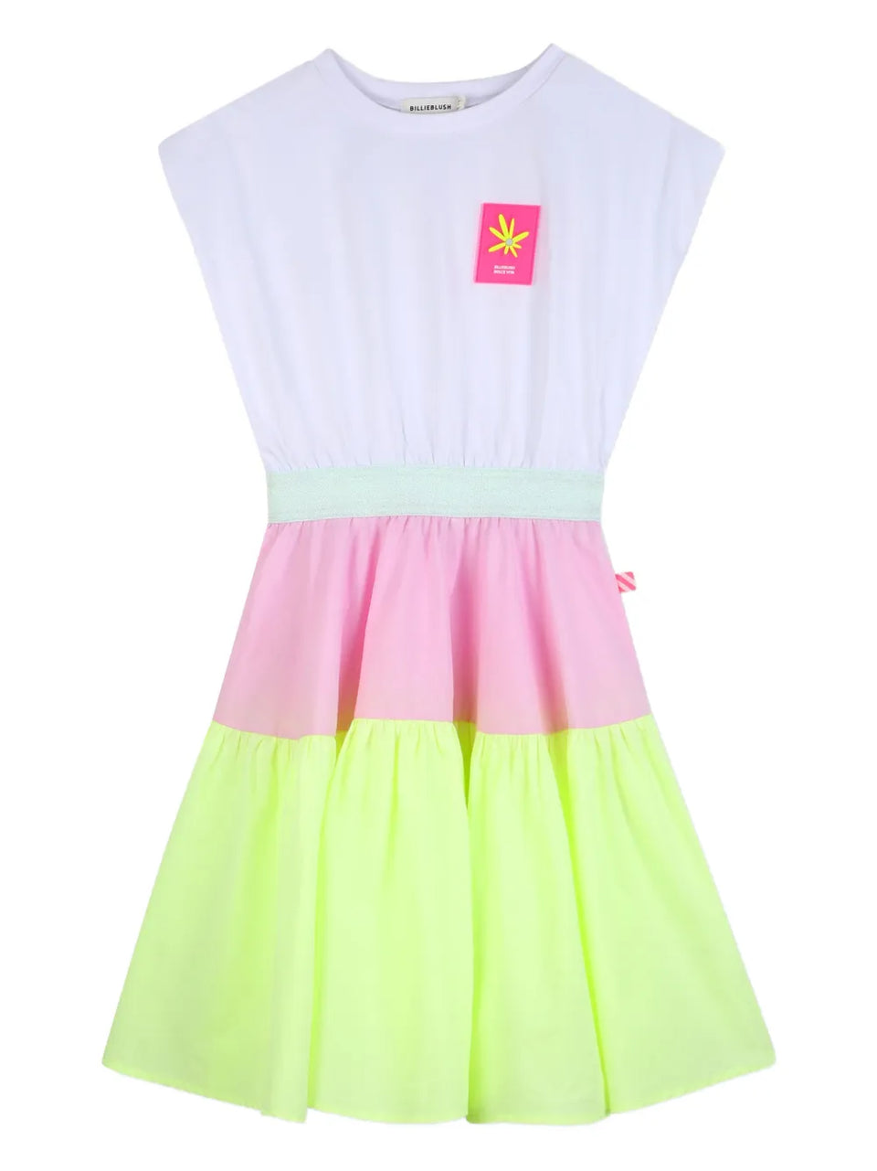 logo-patch dress