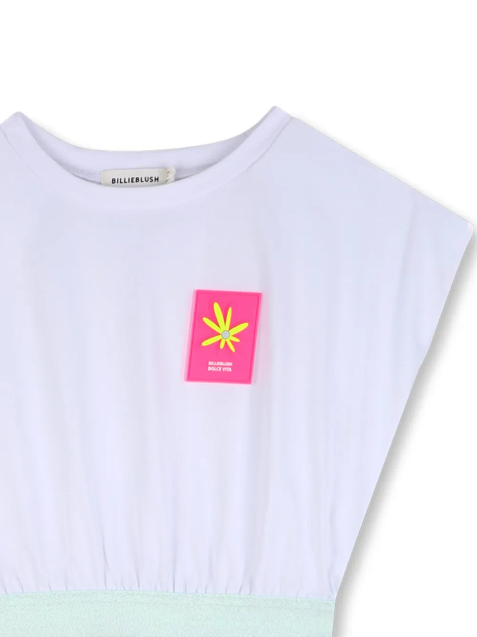logo-patch dress