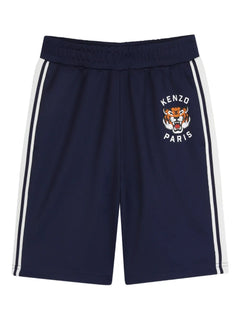 Tiger-print shorts