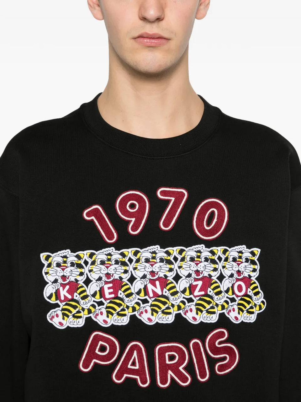 embroidered graphic sweatshirt