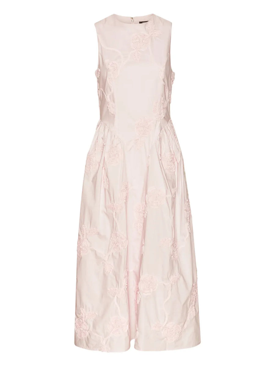 flower midi dress