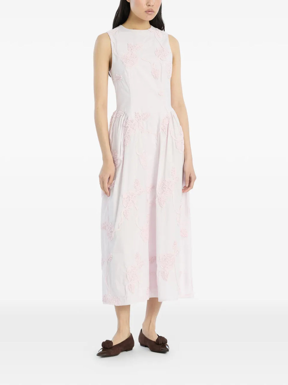 flower midi dress
