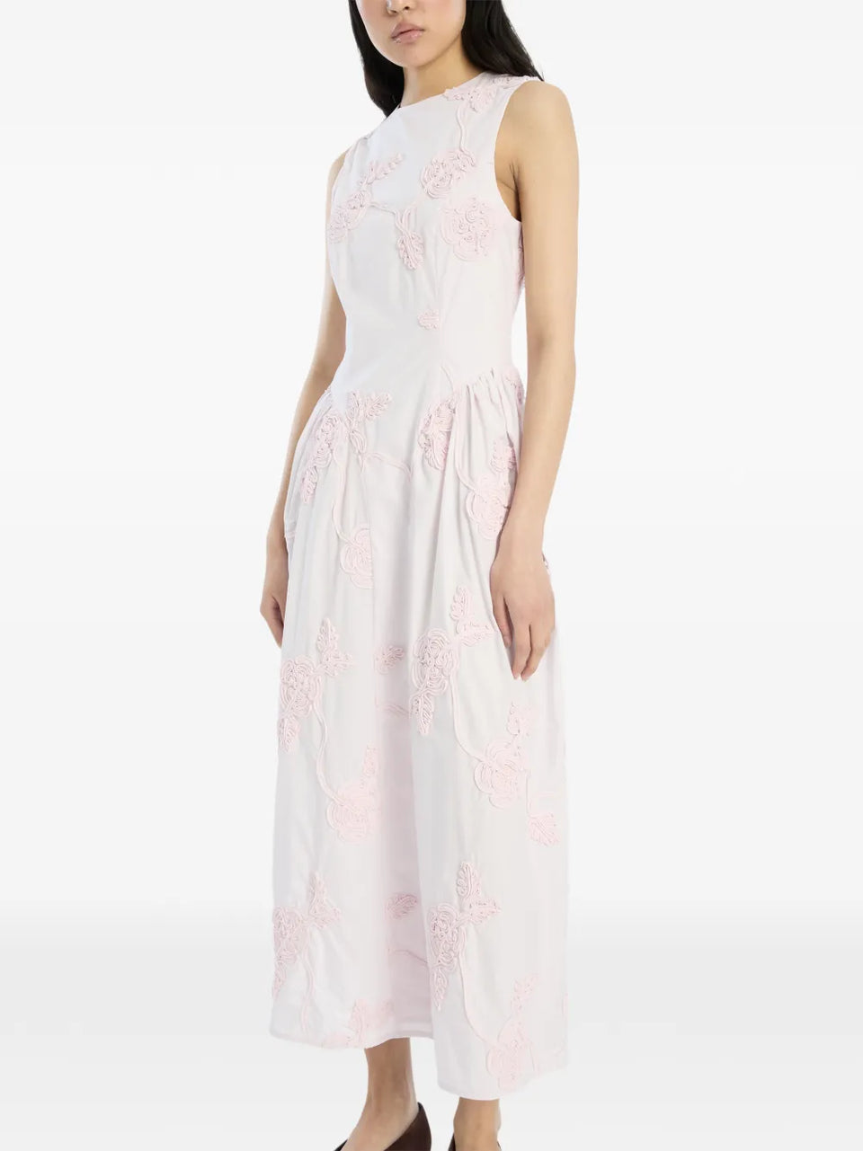 flower midi dress