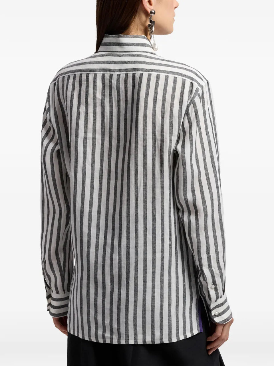 Capri striped linen shirt