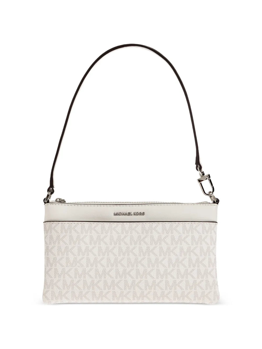 Jet Set logo-pattern shoulder bag