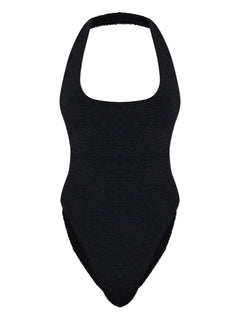 Ava halter textured swimsuit